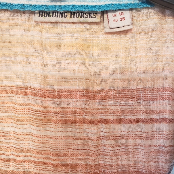 Holding Horses Sheer Top Sz 6 - Picture 3 of 3